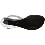 Dyeables Women's Cleo Sandal,Silver Metallic,5 B US