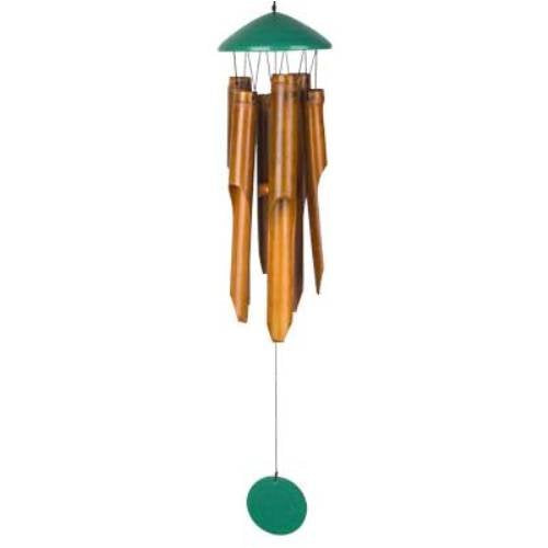 Asli Arts Collection C701 Medium Spun Bamboo Chime, Turquoise