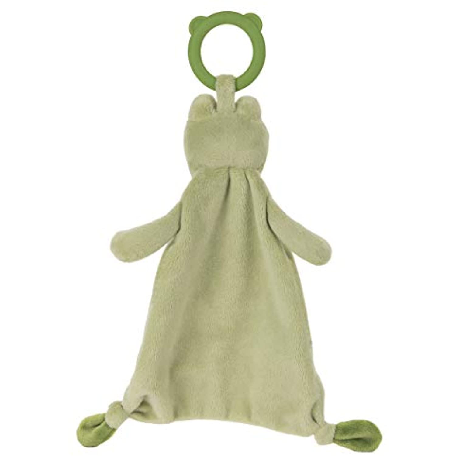 GUND Baby Baby Toothpick Ensley Alligator Teether Lovey Plush Stuffed Animal and Security Blanket, Green, 13"