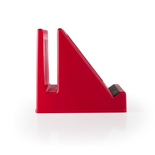 Guidecraft Tabletop Audio Storage Center - Red, Desk Accessories, Tablet Book Stand - Office Product