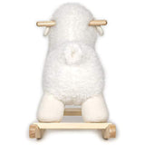 GUND Baby Lamb Rocker with Wooden Base Plush Stuffed Animal Nursery, Cream, 21.5"
