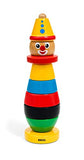 BRIO Infant & Toddler 30120 - Stacking Clown - 9 Piece Wood Stacking Toy for Kids Ages 1 and Up