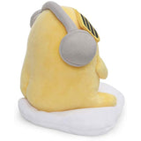 GUND Gudetama with Sunglasses and Headphones Lazy Egg Sanrio Plush, Yellow, 5”