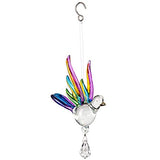 Woodstock Chimes CSTRO The Original Guaranteed Musically Tuned Fantasy Glass Suncatcher, Multi Color