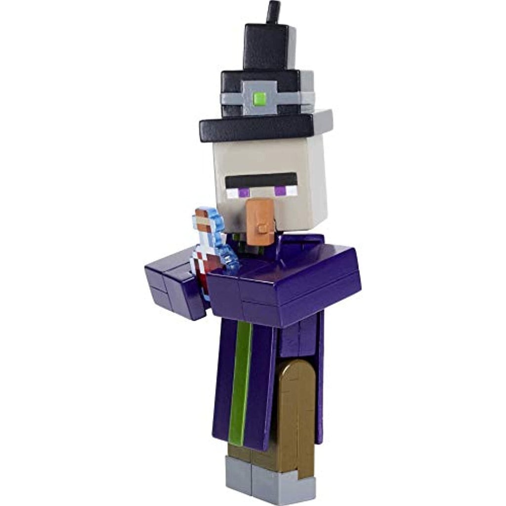 Minecraft Witch 3.25 3.25" scale Video Game Authentic Action Figure with Accessory and Craft-a-block