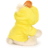 GUND Doug The Pug Duck Hoodie Plush Stuffed Animal Dog, 5"