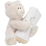 GUND Baby Philbin Teddy Bear Plush with Blanket Gift Set Gender Neutral, Gray, 8"