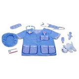 Melissa & Doug Role Play Costume Bundle: Chef, Hair Stylist, and Veterinarian
