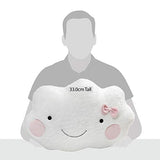GUND Cloud Pillow Stuffed Animal Plush, White and Pink, 20"