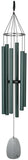 Woodstock Chimes BPLRG The Original Guaranteed Musically Tuned Chime Large Bells of Paradise, 44-Inch, Rainforest Green