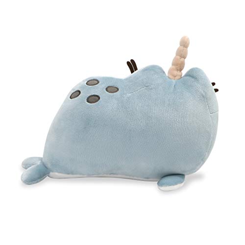 GUND Pusheen Pusheenimal Narwhal Plush Stuffed Animal, Blue, 13"