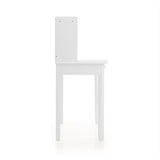 Guidecraft Classic Kids Desk and Chair Set - White: Kids Study Table with Hutch, Cork Board and Drawer, Children's Furniture