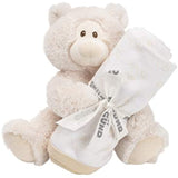 GUND Baby Philbin Teddy Bear Plush with Blanket Gift Set Gender Neutral, Gray, 8"