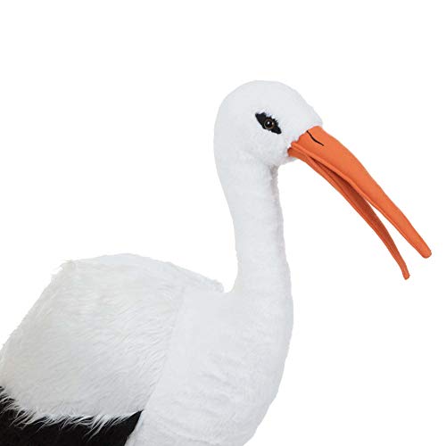 Melissa & Doug Lifelike Plush Stork Giant Standing Stuffed Animal (3+ Feet Tall, Great Gift for Girls and Boys - Best for 3, 4, 5 Year Olds and Up)