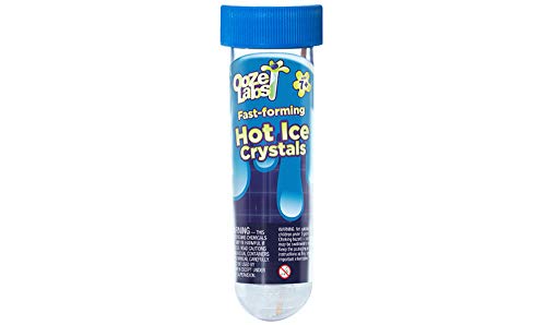 Thames & Kosmos Ooze Labs Hot Ice Crystals Fun, Simple Science Experiment | Instantly Forming Crystals! | Great Party Favor, Stocking Stuffer, Easter Basket Goodie | Safe, Fast, Educational Activity