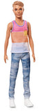 Barbie Ken Fashionistas Hyped Stripes Doll, Slim