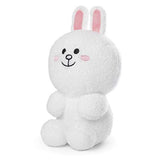 GUND Line Friends Cony Seated Plush Stuffed Animal Rabbit, White, 7", Multicolor