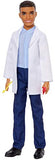 Barbie Ken Dentist Doll, Brunette, Wearing Professional Dental Coat, 2 Dental Toothbrush and Toothpaste Accessories