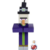 Minecraft Witch 3.25 3.25" scale Video Game Authentic Action Figure with Accessory and Craft-a-block