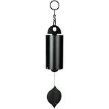 Woodstock Chimes HWLK The Original Guaranteed Musically Tuned Chime Large Heroic Windbell, Black