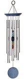 Woodstock Chimes CC7LB Chakra Chime Seven Stones, Blue