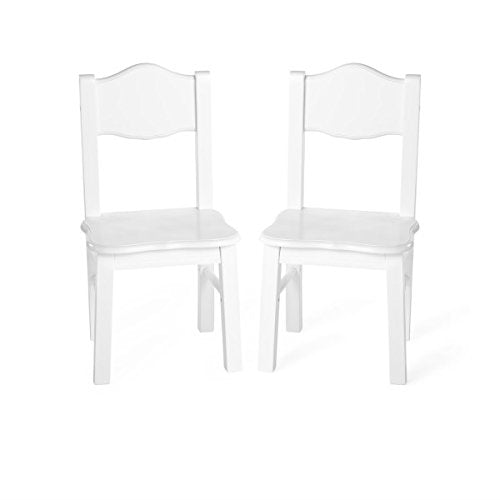 Guidecraft Classic Extra Chairs (Set of 2) - White: Kids School Educational Supply Furniture