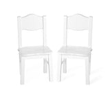 Guidecraft Classic Extra Chairs (Set of 2) - White: Kids School Educational Supply Furniture