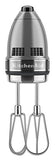 KitchenAid KHM7210CU 7-Speed Digital Hand Mixer with Turbo Beater II Accessories and Pro Whisk - Contour Silver