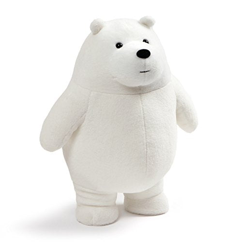 GUND We Bare Bears Standing Ice Plush Stuffed Bear, White, 11"