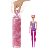 Barbie Color Reveal Glitter! Hair Swaps Doll, Glittery Pink with 25 Hairstyling & Party-Themed Surprises Including 10 Plug-in Hair Pieces, Gift for Kids 3 Years and older