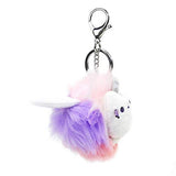 GUND Pusheen Super Pusheenicorn Unicorn Cat Plush Pom Deluxe Keychain, 4"