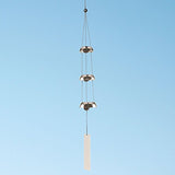 Woodstock Temple Bells Windchime, Silver, 24.5 cm