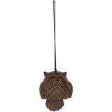 Woodstock Habitats - Owl Windbell Chime COWL w/FREE 6" S-Hook for Display