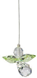 Woodstock Chimes CGPE Peridot Woodstock Crystal Guardian Angel, August Rainbow Maker Collection