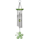 Woodstock Isabelle's Dancing Butterfly Wind Chime, Lime Green