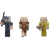 Minecraft Crimson Forest Conquest Story Pack Figures, Accessories and Papercraft Blocks, Complete Adventure Play in a Box, Toy for Kids Ages 6 Years and Older