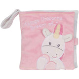 GUND Baby Dreaming Luna Unicorn Soft Book Plush Stuffed Sensory Stimulating Toy, 8"