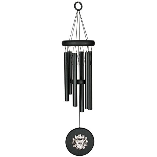 Woodstock Chimes Habitats Chime, Flower, Black