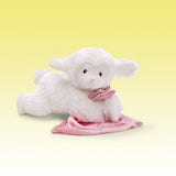GUND Lena Lamb with Pink Blanket Stuffed Animal Sound Plush, 6"