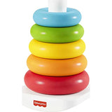 Fisher-Price Rock-a-Stack, Classic Ring Stacking Toy Made from Plant-Based Materials for Babies Ages 6 Months and Older
