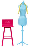 Barbie Fashion Design Studio Playset with Sewing Machine Station, Dress Form and Themed Toys, for 3 to 7 Year Olds