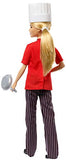 Barbie Chef Doll, Blonde Petite, Wearing Chef-Inspired Coat with Frying Pan