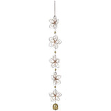 Woodstock Chimes GCL5 The Original Guaranteed Musically Tuned Chime Garden Cascade Quintet, Lotus