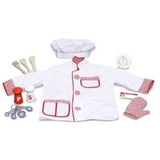 Melissa & Doug Role Play Costume Bundle: Chef, Hair Stylist, and Veterinarian