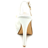 Allure Bridals Women's Sunrise Dress Shoes,Ivory Silk Satin,9.5 M US