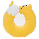 GUND Sanrio Gudetama The Lazy Egg Neck Pillow Soft Plush, Yellow and White, 11.5"