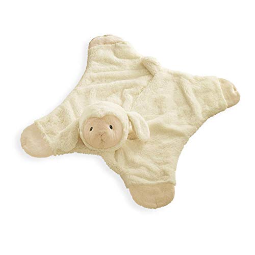 Baby GUND Lamb Comfy Cozy Stuffed Animal Plush Blanket, Cream, 24"
