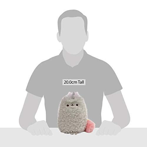 GUND 4061303 Pusheen's Little Sister Stormicorn Stormy Unicorn Cat Stuffed Animal Plush, Gray and Pink, 8"