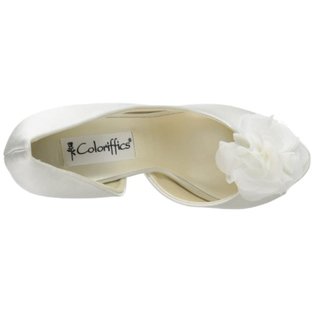 Coloriffics Women's Danica D'Orsay Pump,Ivory,8 M US