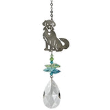 Woodstock Chimes CFDOG Rainbow Makers Suncatchers Crystal Fantasy, Dog